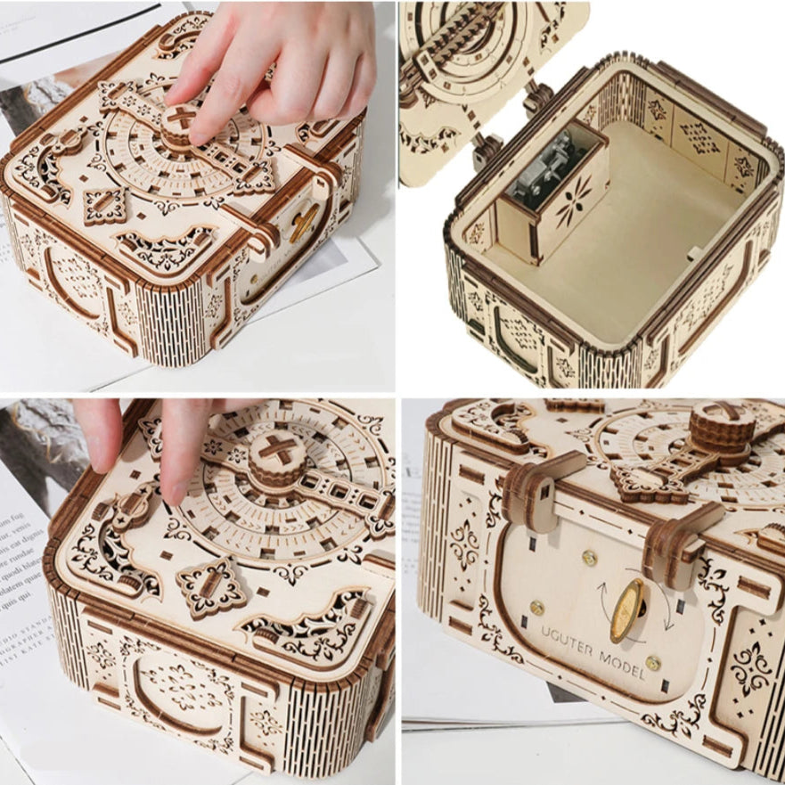 Puzzle 3D en Bois | Boîte à Musique