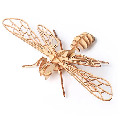 Puzzle 3D en Bois | Abeille