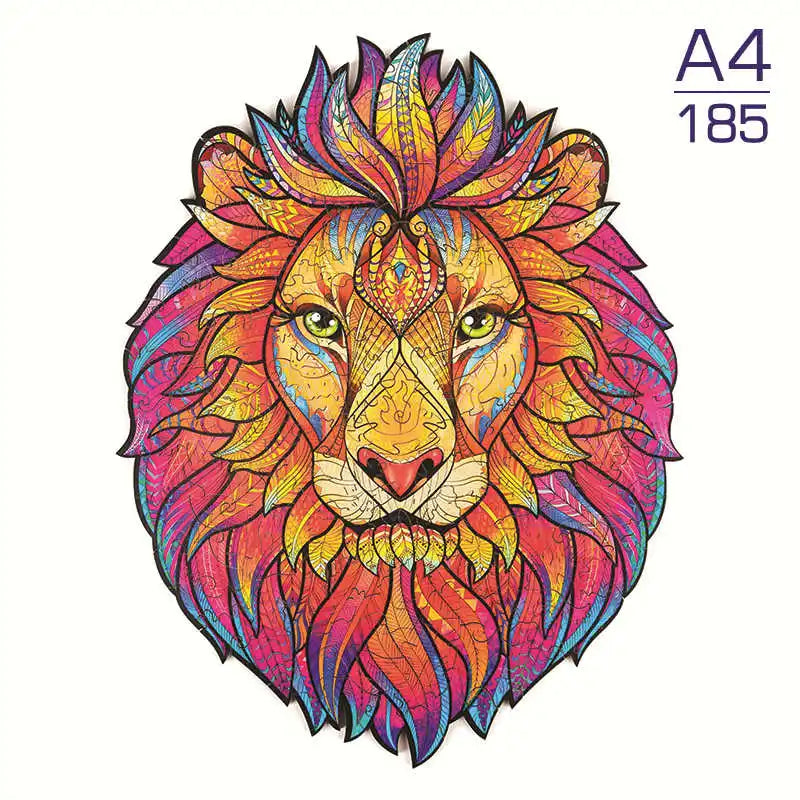 Puzzle 2D en Bois | Lion