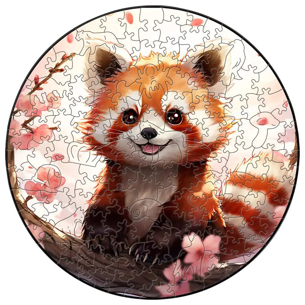 Puzzle 2D en Bois | Panda Roux