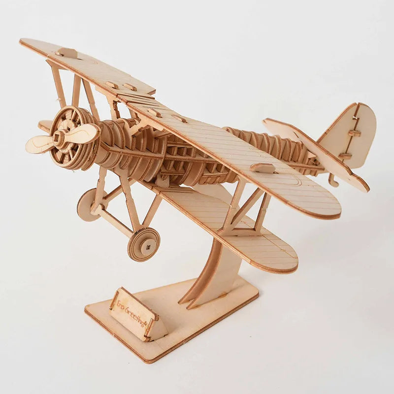 Puzzle 3D en Bois | Avion