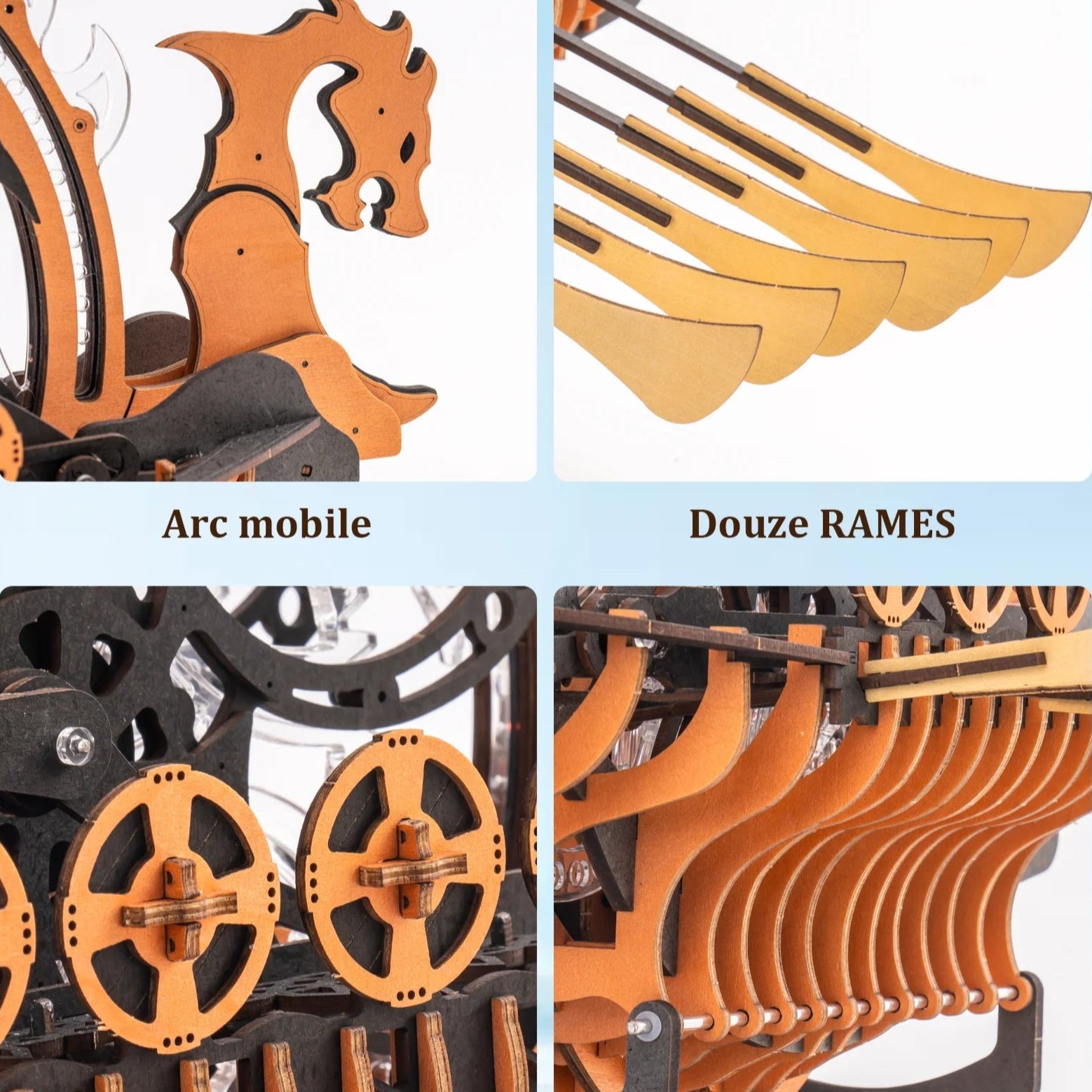 Puzzle 3D en Bois | Bateau Viking