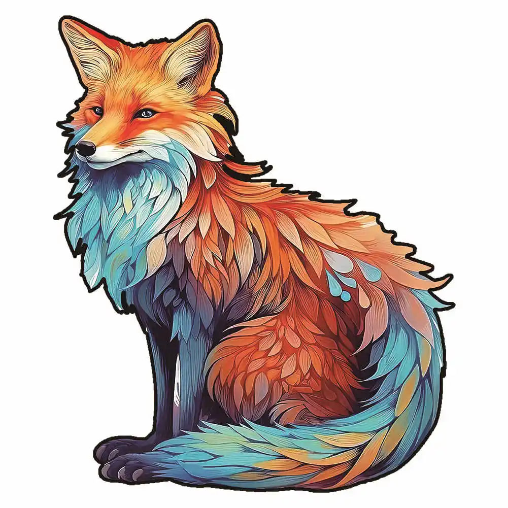 Puzzle 2D en Bois | Renard