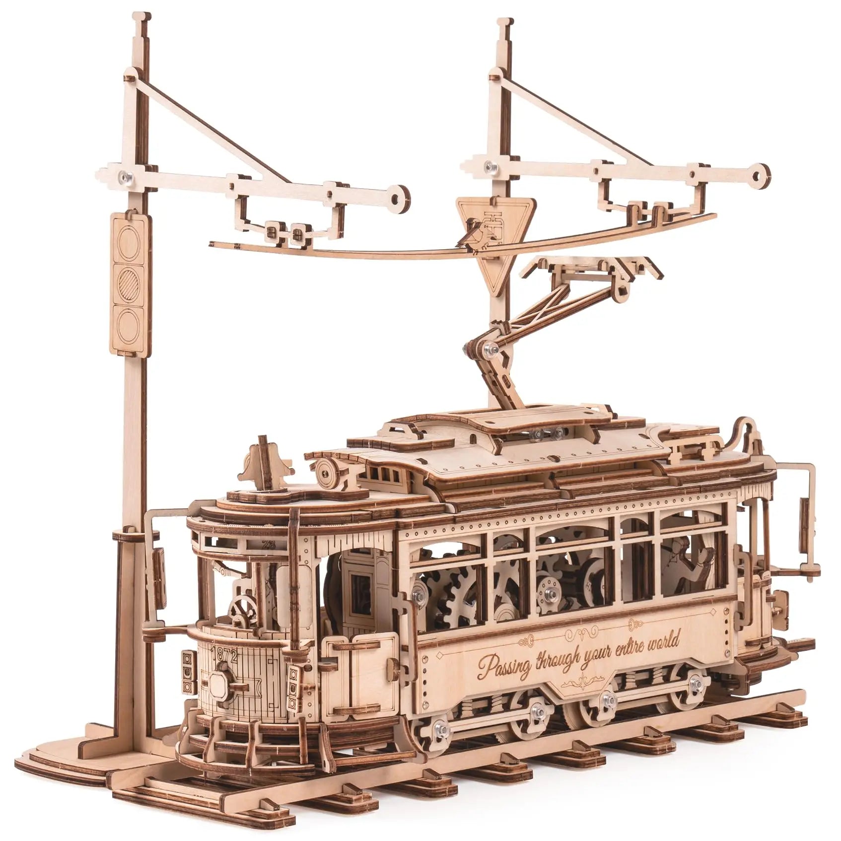 Puzzle 3D en Bois |Tramway