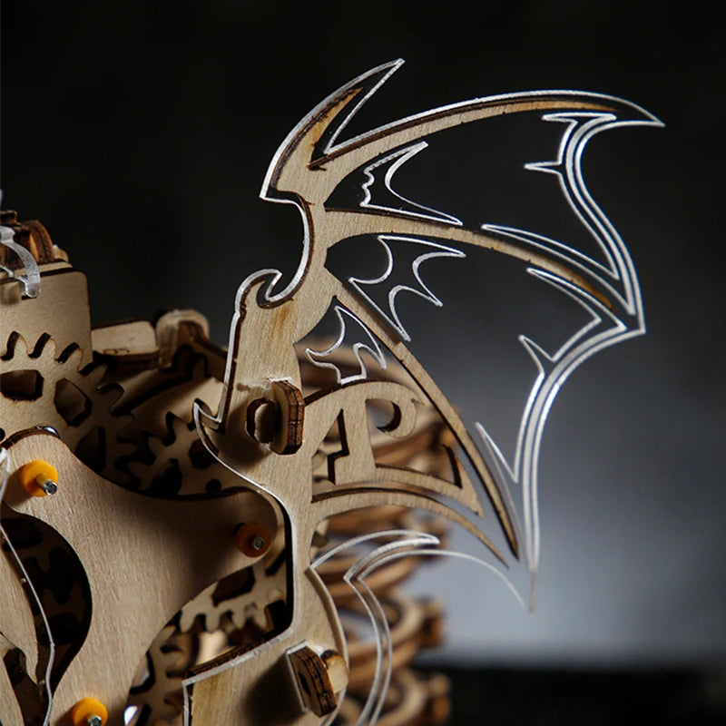 Puzzle 3D en Bois | Circuit Modèle Dragon
