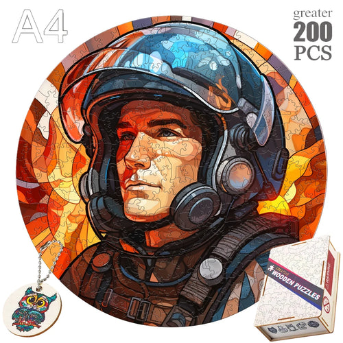 Puzzle 2D en Bois | Aviateur