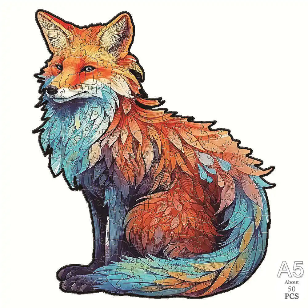 Puzzle 2D en Bois | Renard