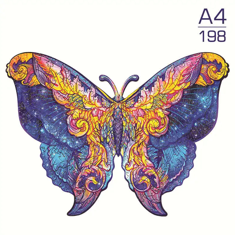 Puzzle 2D en Bois | Papillon