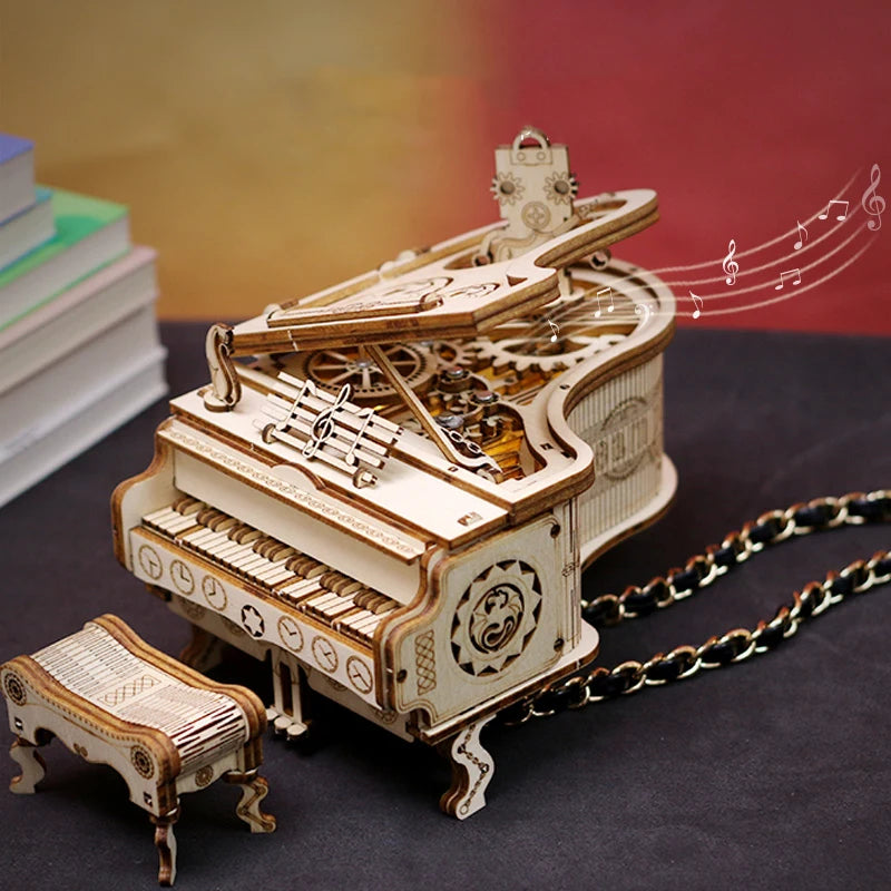 Puzzle 3D en Bois | Piano