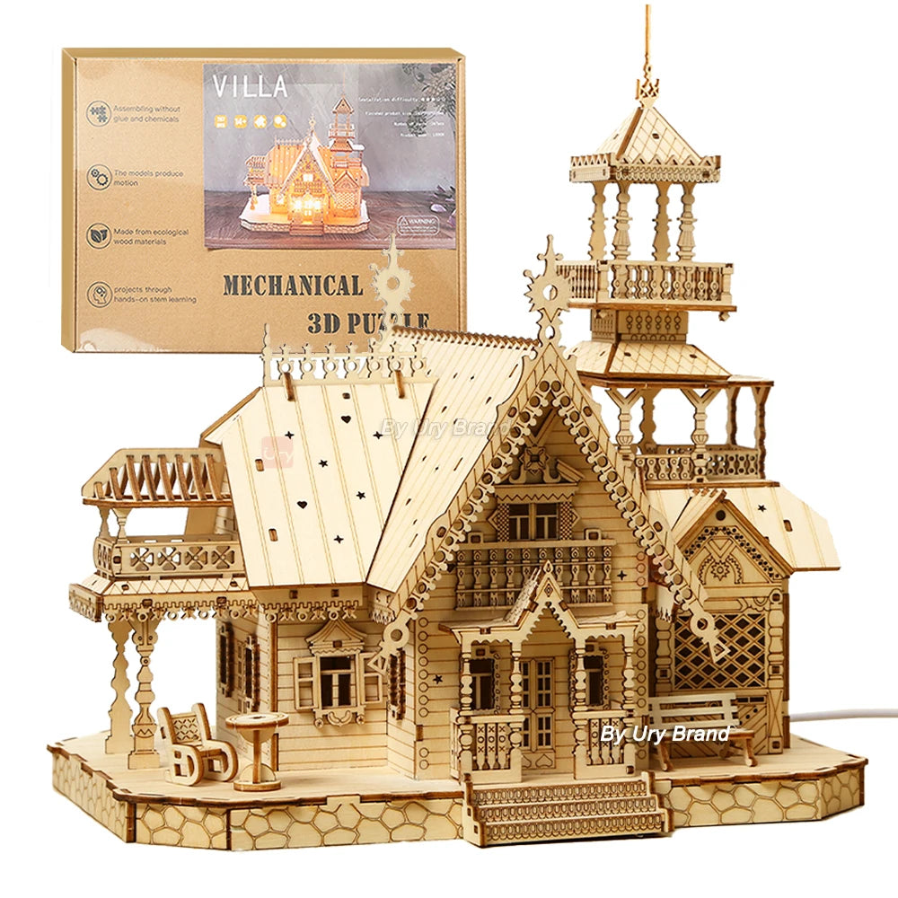 Puzzle 3D en Bois | Maison Royale