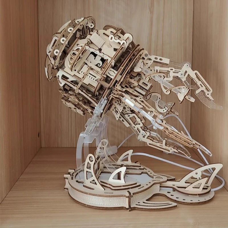 Puzzle 3D en Bois | Méduse