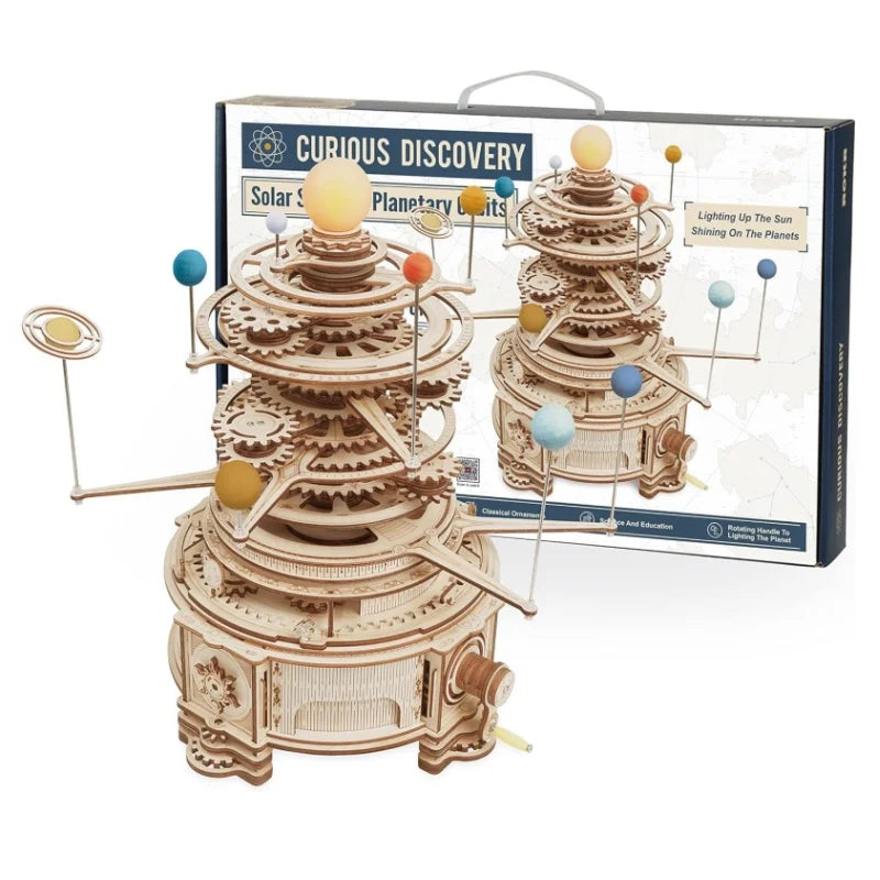 Puzzle 3D en Bois | Système solaire