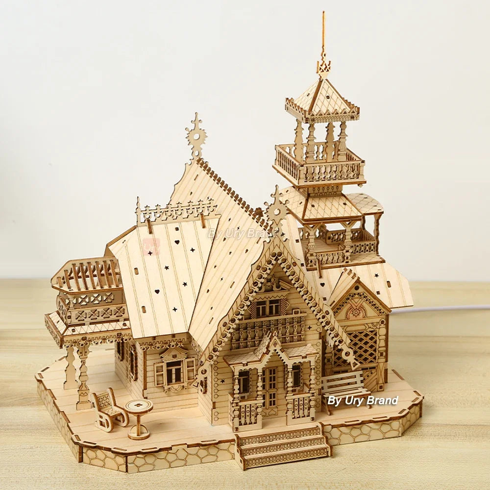 Puzzle 3D en Bois | Maison Royale