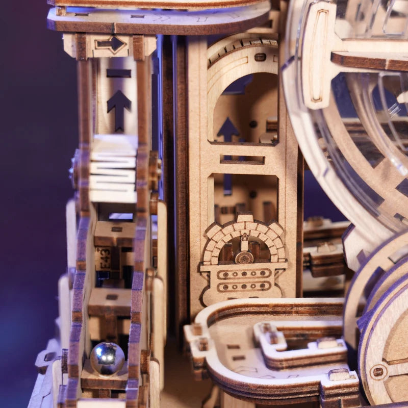 Puzzle 3D en Bois | Parcours de bille