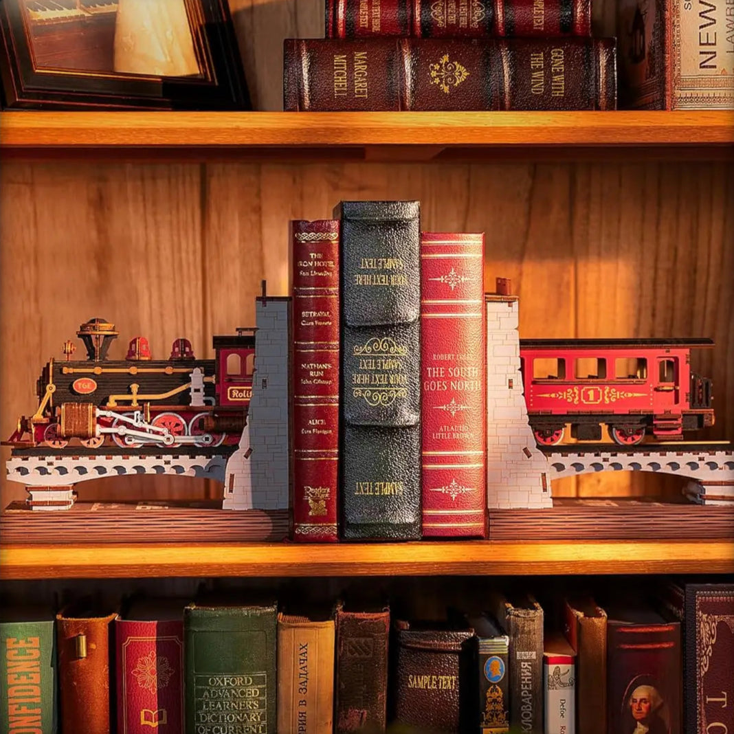Puzzle 3D en Bois | Train Décoratif